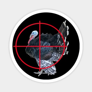 Turkey Jive Gurkey Thanksgiving Hunter Magnet